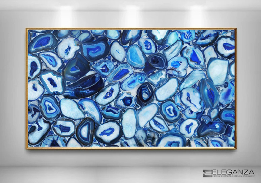Blue Agate Semi Precious