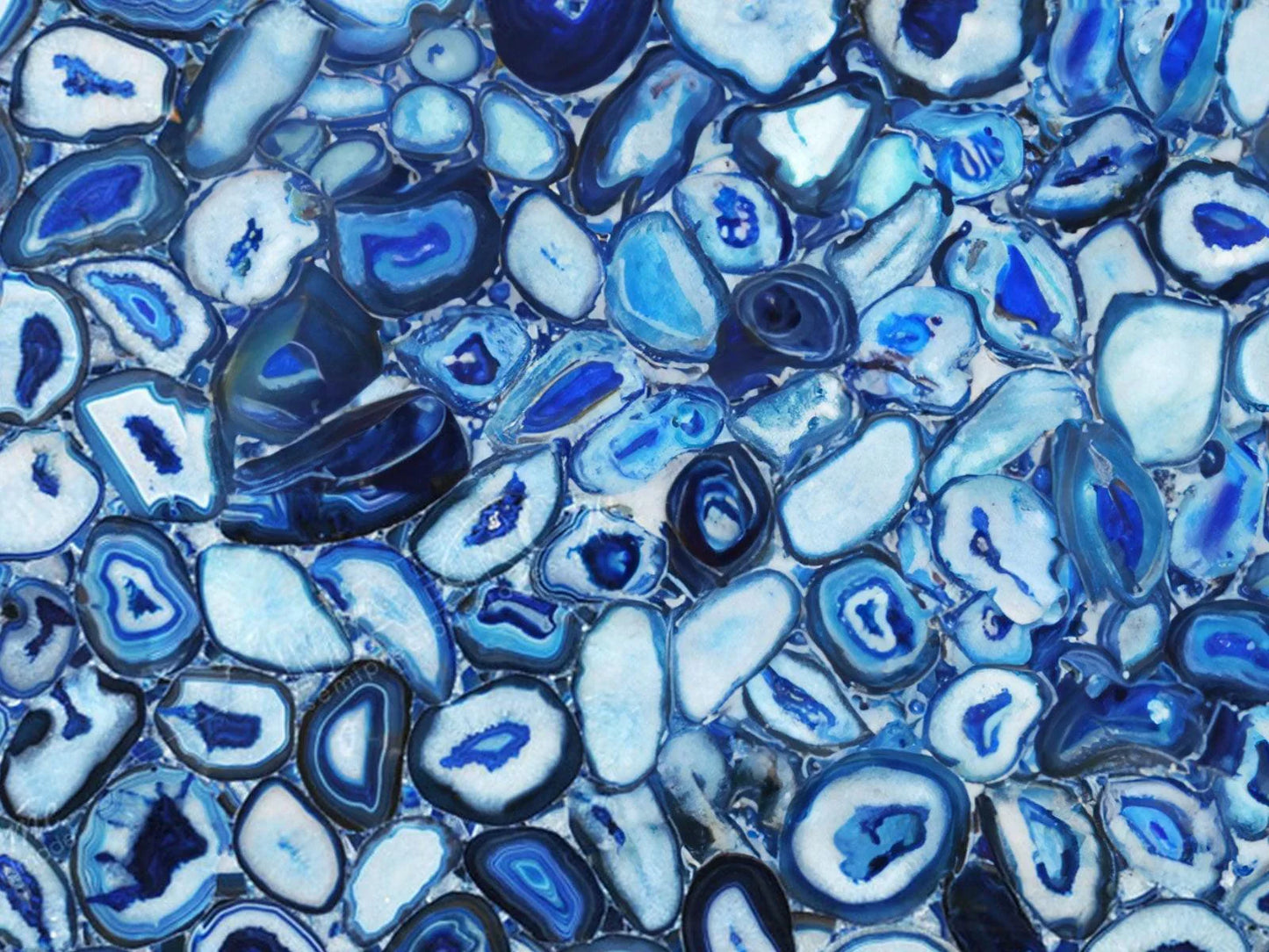 Blue Agate Semi Precious